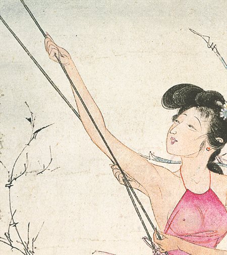 君山-胡也佛的仕女画和最知名的金瓶梅秘戏图
